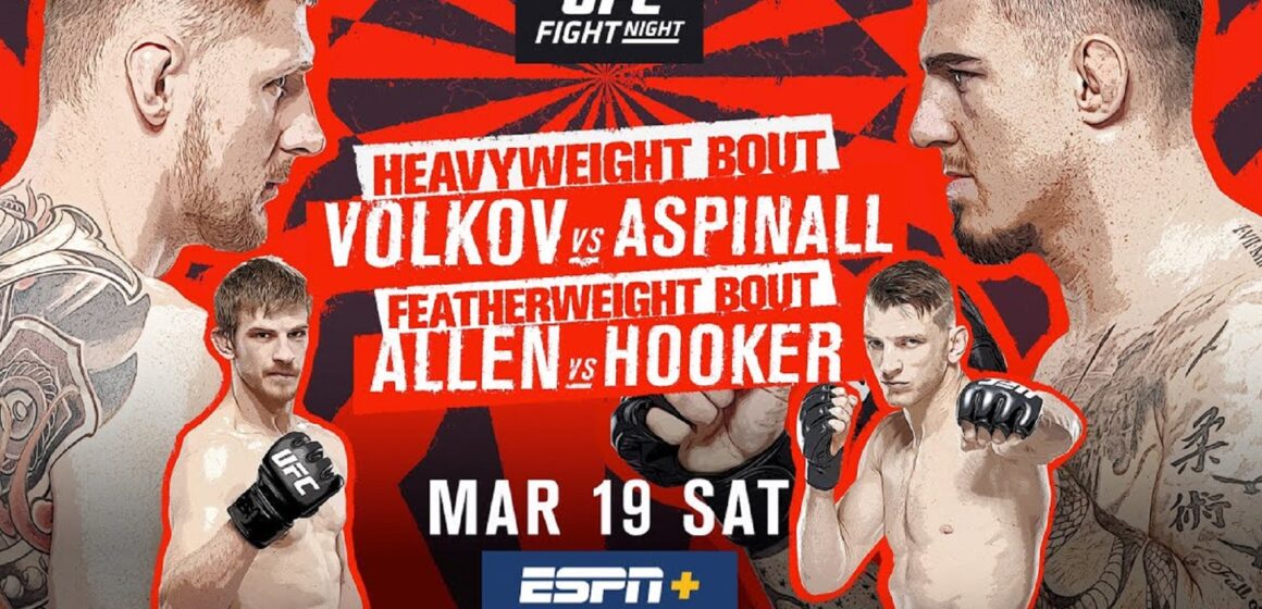 UFC FN Londyn: Wołkow – Aspinall. Typy i zapowiedź gali. Karta walk (19.03)