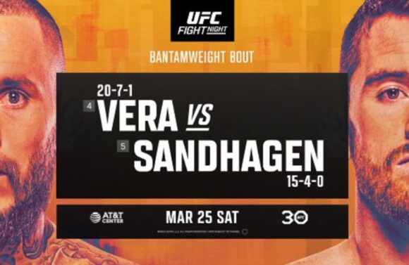 UFC FN: Vera vs Sandhagen. Typy, zapowiedź i karta walk (25.03)