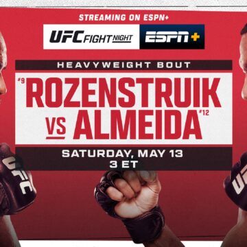 UFC FN: Rozenstruik vs Almeida. Typy, karta walk (13.05)