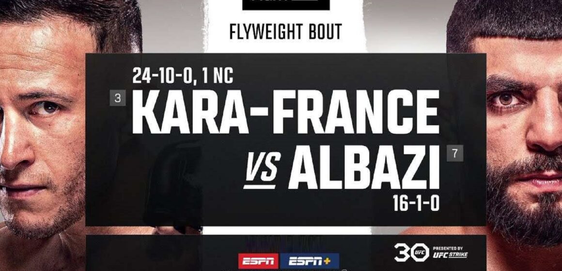 UFC FN: Kara-France vs Albazi. Typy, karta walk, zapowiedź (03.06)