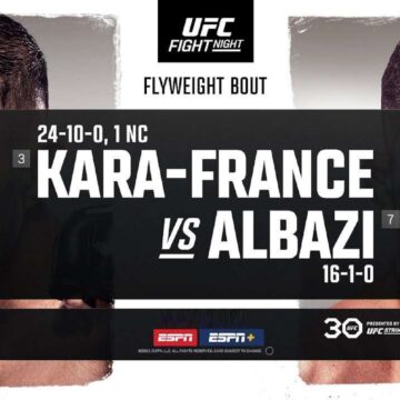 UFC FN: Kara-France vs Albazi. Typy, karta walk, zapowiedź (03.06)