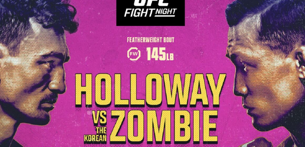 UFC FN: Holloway vs. Korean Zombie: Typy, karta walk, zapowiedź (26.08)