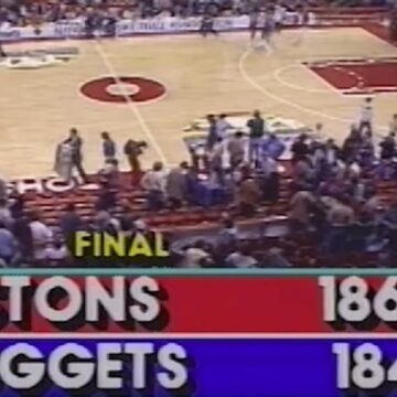Rekord punktów w meczu NBA. Nuggets vs Pistons 184-186 13.12.1983r.