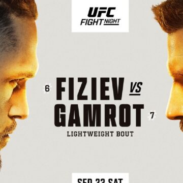 UFC FN: Fiziev vs. Gamrot: Typy, karta walk, zapowiedź (23.09)