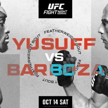 UFC FN: Yusuff vs. Barboza: Typy, karta walk, zapowiedź (14.10)