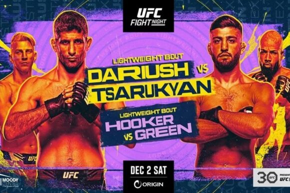 UFC FN: Dariush vs Tsarukyan: Typy, karta walk, zapowiedź (02.12)