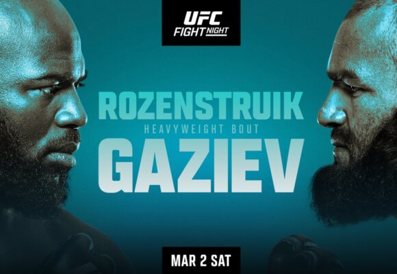UFC FN: Rozenstruik vs Gaziev: Typy, karta walk, zakłady (02.03)