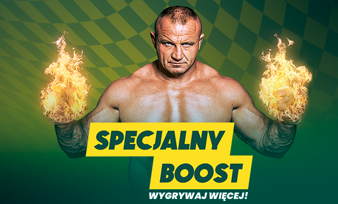 Specjalne boosty wyższy kurs, wygrywaj więcej, mistrzowie
