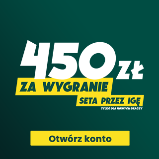 Promocja bukmacherska - 450 zł za wygranie seta przez Igę Świątek w finale Wimbledonu