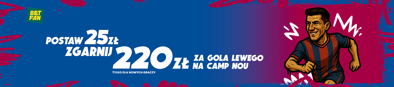 Promocja: mega kurs 10.0 na gola Lewandowskiego