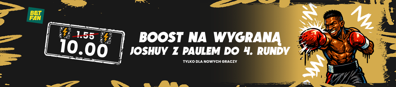 Jake Paul: wiek, wzrost, majątek, partnerka, rekord 4 Promocja bukmacherska - kurs 10.0 na wygraną Joshuy do 4. rundy