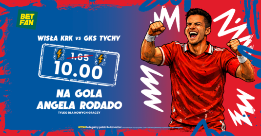 Promocja kurs 10.0 na wygraną 1. połowy przez Wisłę