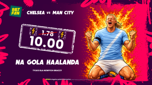 Promocja kurs 10.0 na gola Erlinga Haalanda