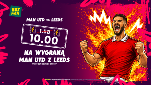 Kurs 10.0 na wygraną United z Leeds