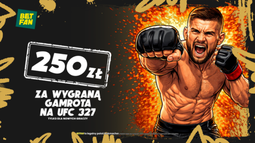 Promocja 250 zł za wygraną Mateusza Gamrota