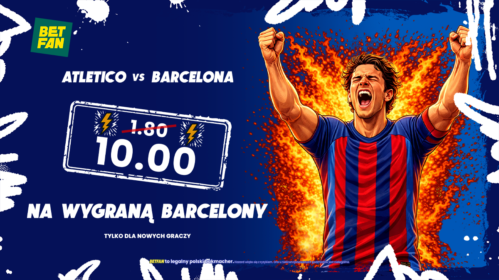Kurs 10.0 na wygraną Barcelony
