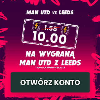 Kurs 10.0 na wygraną United z Leeds