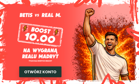 Betfan Kod Promocyjny: kurs 10.0 na wygraną Realu Madryt z Betisem!
