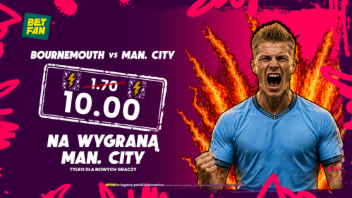 Promocja kurs 10.0 na wygraną City z Bournemouth