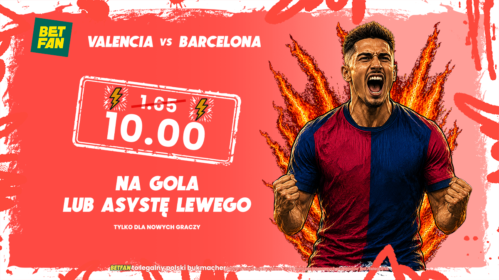 Kurs 10.0 na gola lub asystę Lewandowskiego