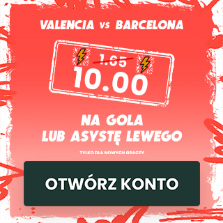 Kurs 10.0 na gola lub asystę Lewandowskiego