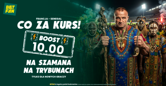 Kurs 10.0 na szamana na trybunach