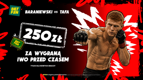 250 zł za wygraną Iwo Baraniewskiego przed czasem