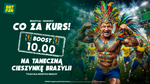 Kurs 10.0 na taneczną cieszynkę Brazylijczyków