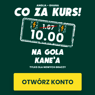 Kurs 10.0 na gola Harry'ego Kane'a z Ghaną