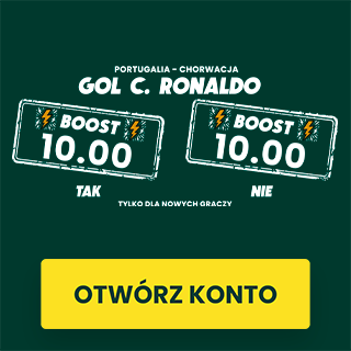 Kurs 10.0 na gola Ronaldo lub brak