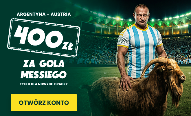 400 zł za gola Leo Messiego z Austrią