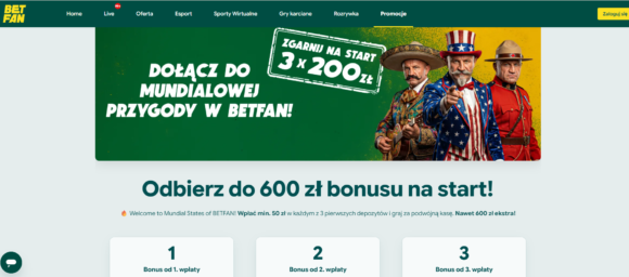 Dlaczego warto obstawiać w BETFAN?