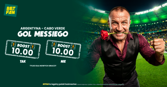 Kurs 10.0 na to czy Messi strzeli gola czy nie