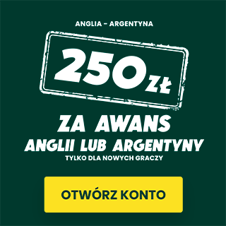 250 zł za awans Anglii lub Argentyny do finału