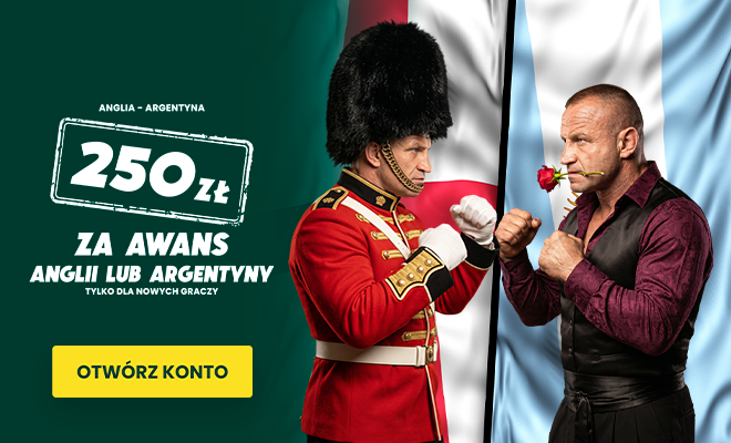 250 zł za awans Anglii lub Argentyny do finału