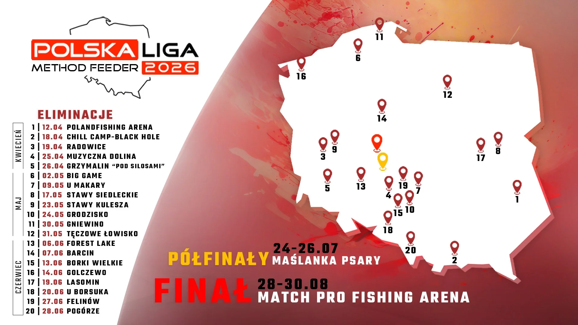 Polska Liga Method Feeder 2026 - kto wygra? typy bukmacherskie