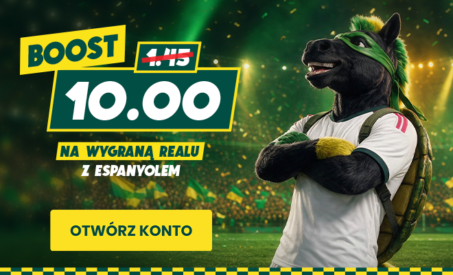 Kurs 10.0 na wygraną Realu z Espanyolem