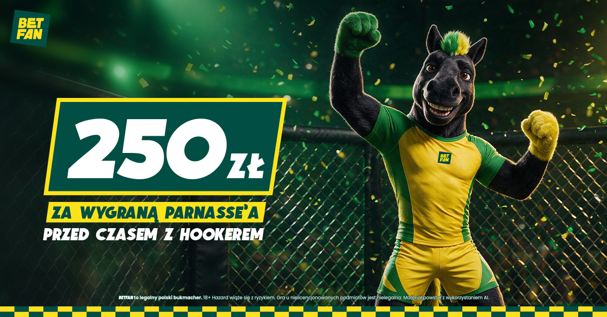 UFC Paryż: 250 zł za wygraną Parnasse'a z Hookerem!