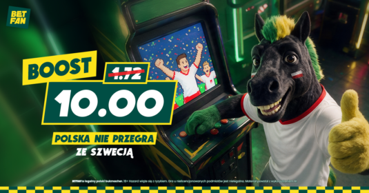 Kurs 10.0 na to, że Polska nie przegra ze Szwecją
