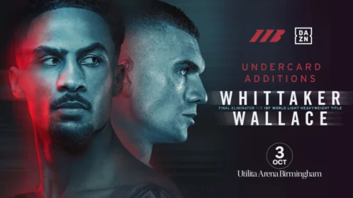 Whittaker vs Wallace - typy bukmacherskie, zapowiedź, karta walk
